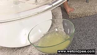 Girl Gets Herself All Wet And Messy