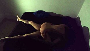 I surprise my step uncle with a midnight fuck on security camera 😜