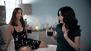 Latina Petite Evelyn Claire And Izzy Lush Tease With Wet Fingering And Tribbing!