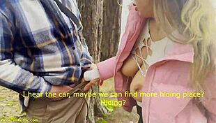 Chica Flexible Follada Duro en Público, ¡Qué Riesgo! 😲