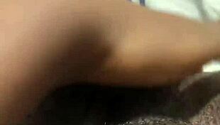 homemade ebony pussy play, wet ass and muscular babe 😏