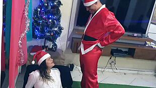 Papai noel dotado grande grosso e preto alex lima 😏