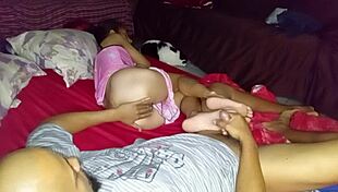 Wife Loves Sideways Pussy Fucking by Husband