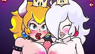 Bowsette And Boosette Crave Hard Cocks