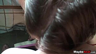 teen tries anal on home video!