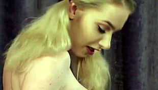 Frisky Idol Gets Sperm Load On Her Face Eating All The Spunk