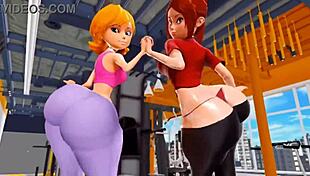 Toca toca twerking with teen ass and pussy