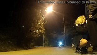 blowjob on the street with police?