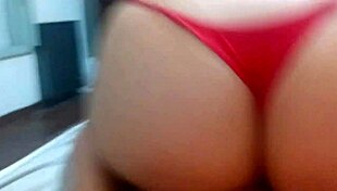 Big ass teen says, Daddy, let me play with your penis, and he gets nervous