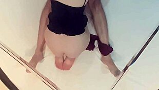 Redhead Wife Moans In Close Up Blowjob And Handjob, Orgasms With Lots Of Cum!