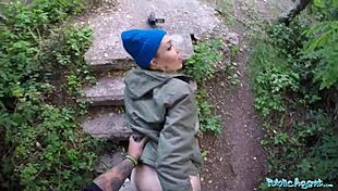 Lost Dog Leads To Hot Outdoors Sex!