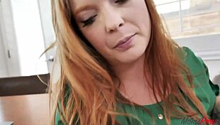 Stepmom casts sultry looks to lure stepson into a steamy bedroom encounter.