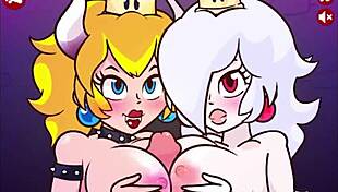 Bowsette And Boosette Crave Hard Cocks