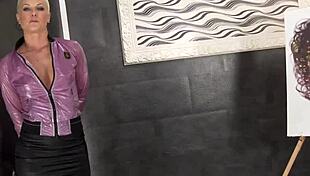 dude, this glam slut got totally slime drenched!