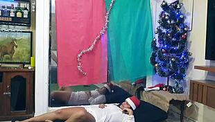 Papai noel dotado grande grosso e preto alex lima 😏