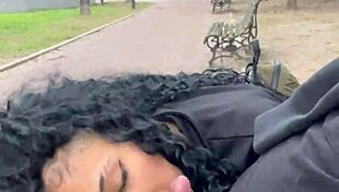 Feeling excited drinking milk outdoors in Buenos Aires park.