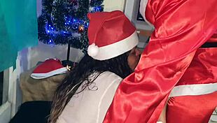 Papai noel dotado grande grosso e preto alex lima 😏