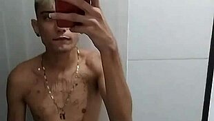 i'm jerking off in the bathroom after soccer