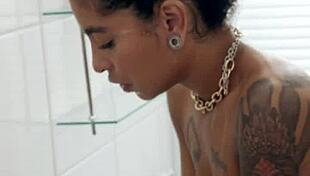 Tattooed Brazilian Slut Passionately Sucks Dick In Bikini, High Heels, Overwhelmed With Lust