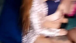 Sucking Big Tits Of Skinny Girl