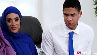 Hijab Hot Milfs in Shattering Pussy Affair with Cheating Reality