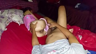 Wife Loves Sideways Pussy Fucking by Husband
