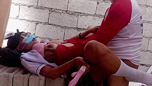 Pinay college student gets detailed oral and vaginal sex in abandoned construction site