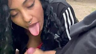 Feeling excited drinking milk outdoors in Buenos Aires park.