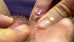 Detailed Close Up Of Big Clit Reaching Intense Orgasm
