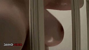 Hey guys, watch Ui Kinari's big tits get toy-fucked in group action