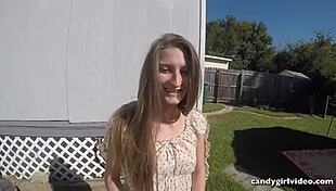 Upskirts Reveal Jeweled Anal Plug and Wet Pussy!