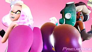 Toca toca twerking with teen ass and pussy