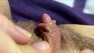 Detailed Close Up Of Big Clit Reaching Intense Orgasm