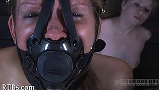 Femdom mistress dominates submissive in intense sadomasochism session