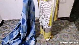 Watch this passionate indian couple fuck doggystyle with blowjob and bent over sex