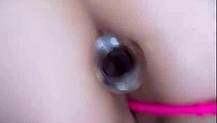 naughty girls are kissing and licking pussies with buttplugs
