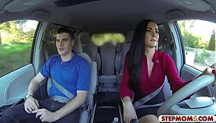 Teen and Milf Offer Special Present for Birthday Boy