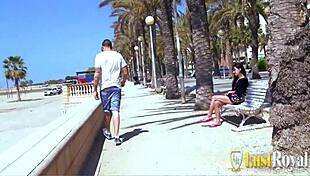 French brunette craves intense outdoor anal doggystyle with bent over cowgirl