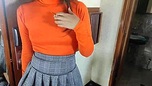 Stepsister Visits Stepbrother And Gets Her Pussy Filled With Cum!