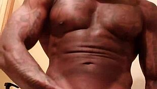 bbc worship with muscular bodybuilder