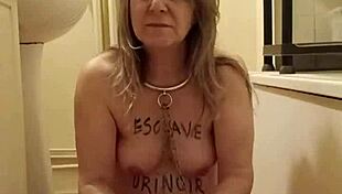 Slave Feels Intense Pleasure In Public Auto-Session