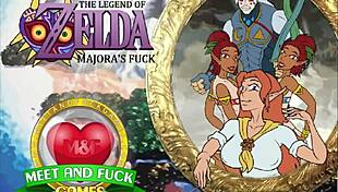 Zelda fucks Majora's monster cock