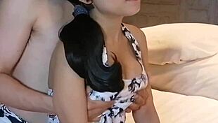 Amateur Big Tits Girlfriend in Swimsuit Gets Nipple Stimulation to Orgasm Close-Up.