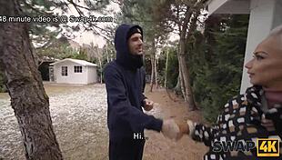 i took a lovely forest hike that ended up as a hard threesome with two girls and one cuckold