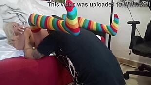 the story of fucking a blonde with toys and anal