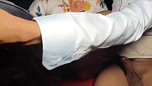 On Valentine's Day, I gifted clothes to my sexy ex-girlfriend and had hardcore sex with her in a new dress