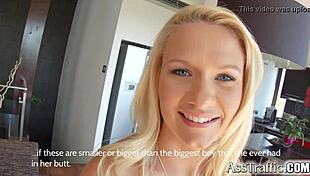 Young 18 Year Old Faces Intense Anal Casting Interview