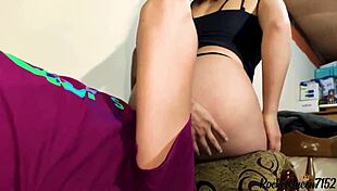 The sexy thick big ass pawg latina is facesitting her partner in this pov scene