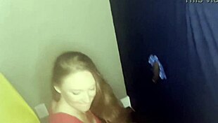 Brandi Meets BBC Stranger at First Glory Hole Visit