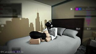 experienced follower bent over for big cock pussy licking